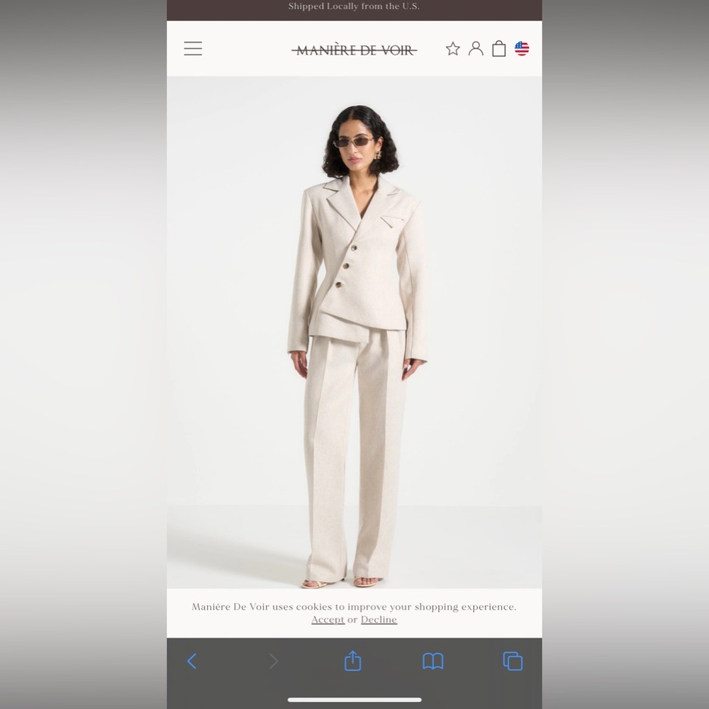 Maniere de Voir Thalia suit jacket